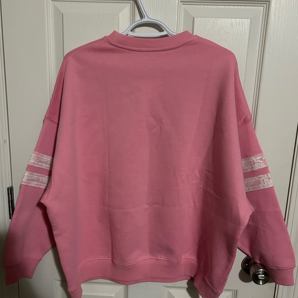 L*Space Pink Lace Number Sweater - Picture 4 of 4